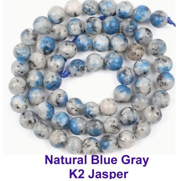 Natural Blue Gray K2 Jasper - Picture 1 of 1